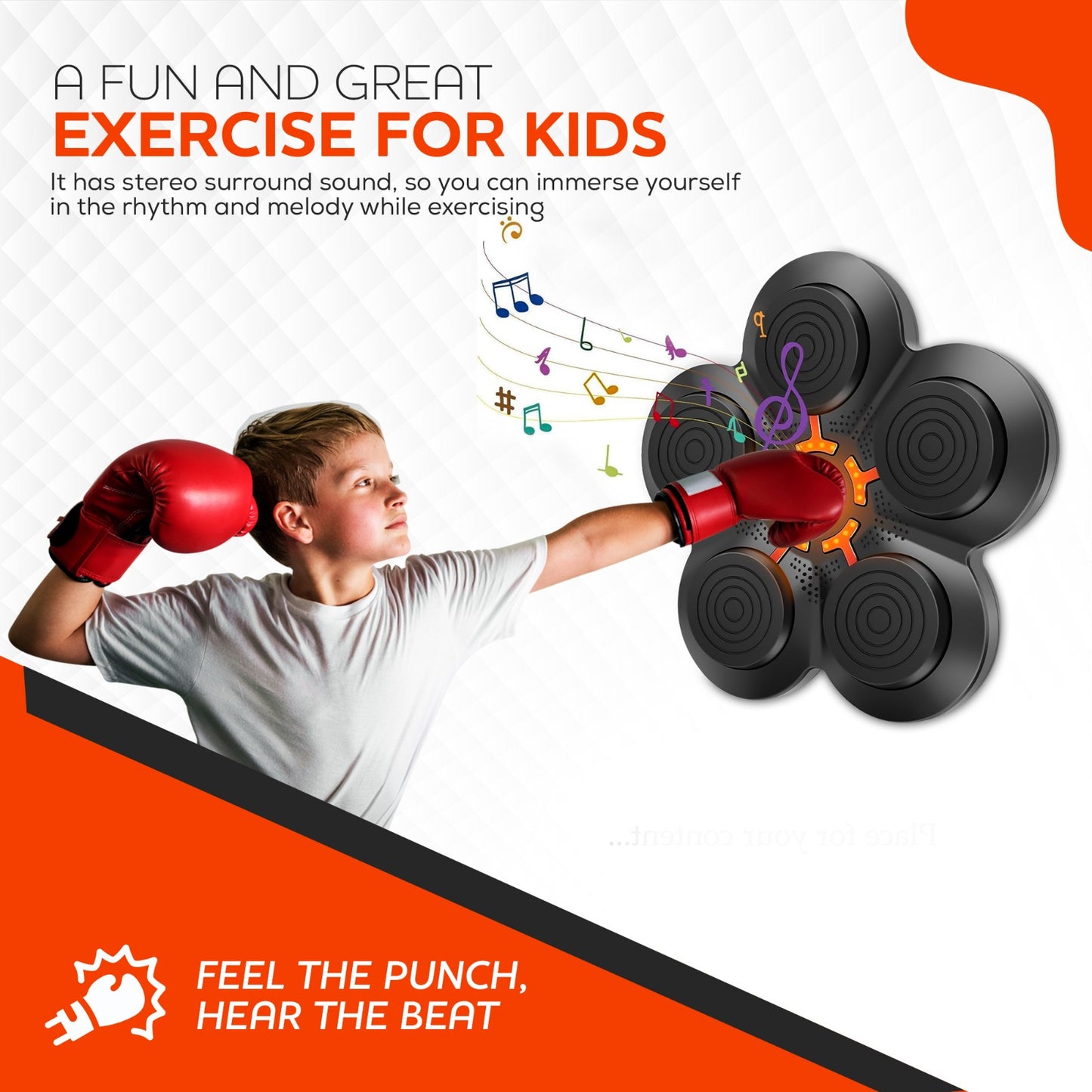 REDROKO MUSICAL BLUETOOTH BOXING MACHINE