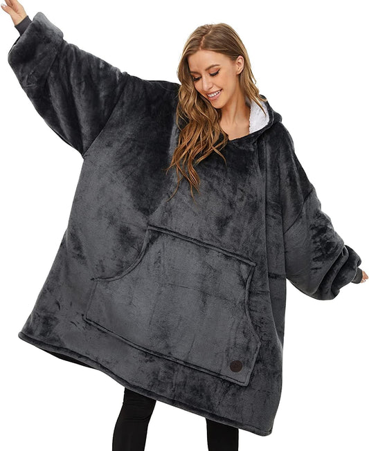 RedRoko Sherpa Hoodie Blanket